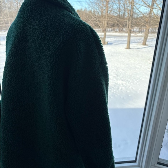 Missguided Forest Green Sherpa Jacket - Picture 2 of 5